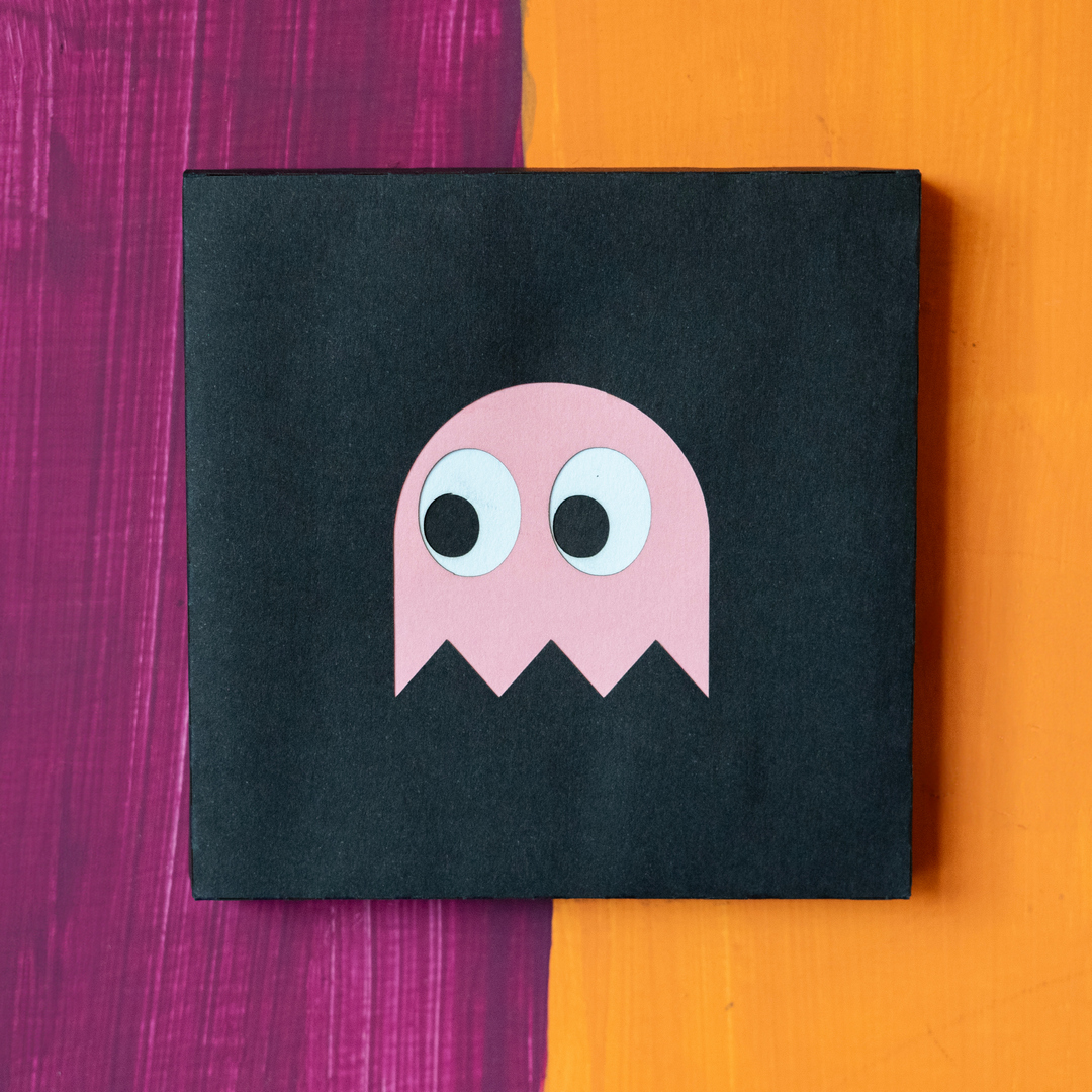Quadro Pacman Fantasma Rosa 1 Q_1080 Quadro Pacman Fantasma Rosa 1 Q_1080