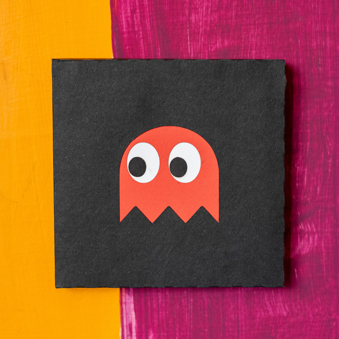 Quadro Pacman Fantasma Rosso1 Q_1080 Quadro Pacman Fantasma Rosso1 Q_1080